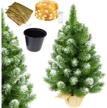 Vánoční stromek Umělý vánoční stromeček UMĚLÝ VÁNOČNÍ STROMEČEK MALÁ JUTA 50CM DEKORATIVNÍ Do 100 cm