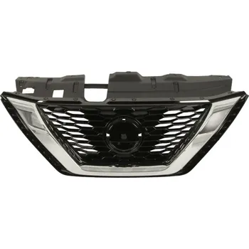 Kapota BLIC Přední maska, mřížka chladiče (s chromovanou lištou, černá) NISSAN QASHQAI II J11 03.17-03.21