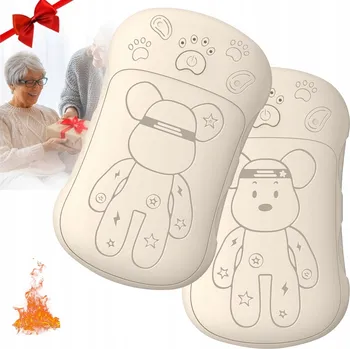 Bezpečnostní kamera Elektrický ohřívač rukou 2x3000mAh - 4 úrovně ohřevu, USB Powerbanka