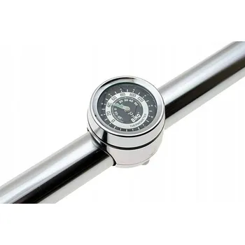 Domácí teploměr MOTOCYKLOVÝ TEPLOMĚR NA ŘIDÍTKA CHROMOVANÝ (121)