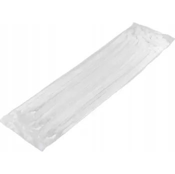 Stahovací páska NYLONOVÉ UPÍNACÍ PÁSKY STAHOVACÍ PÁSKY 7,6X450MM 100KS BÍLÉ