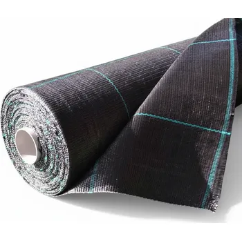 Mulčovací textilie Agrojutex Tkaná textilie proti plevelu 100g/m2, 50m x 1,65m - černá + kotvící kolíky ZDARMA