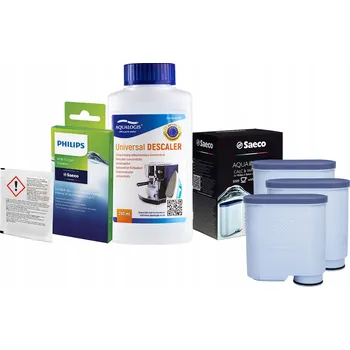 Kávovar Sada Philips Saeco - Filtr Aquaclean CA6903 3ks, Odvápňovač, CA6705/10