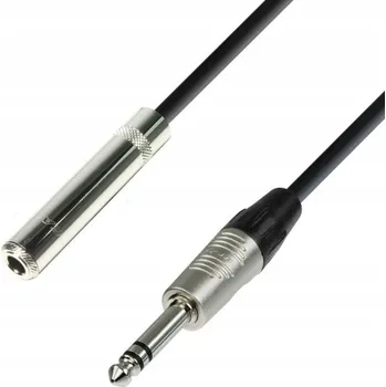 Audio kabel Kabel jack 6,3 mm - jack 6,3 mm Adam Hall K4BOV0600 6 m (6metrový jack kabel)