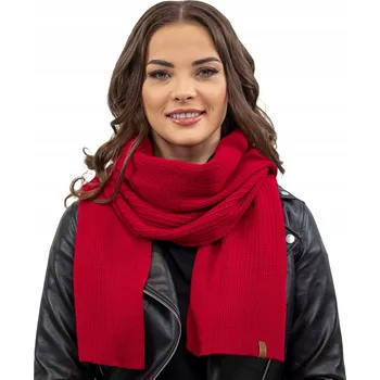 Šátek Dámská šála teplá módní červená Vivisence 7042S