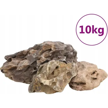 Dekorace do akvária KAMENY DRAGON STONE DO AKVÁRIA TERÁRIA 10KG ŠEDÉ 10-40CM