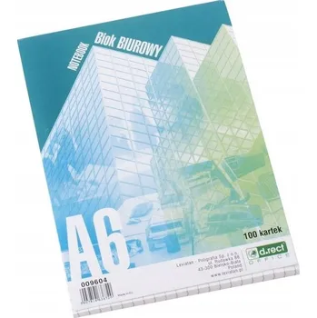 Sešit A6 D.rect 100 listů měkká vazba