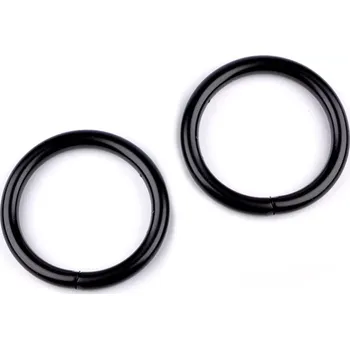 Kabelka Kroužek černý lak 25mm (Kroužek černý lak)