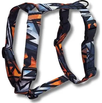 Postroj pro psa Softshellový postroj pro psa - DYNAMICKÉ TROJÚHELNÍKY, XXL, 4 cm