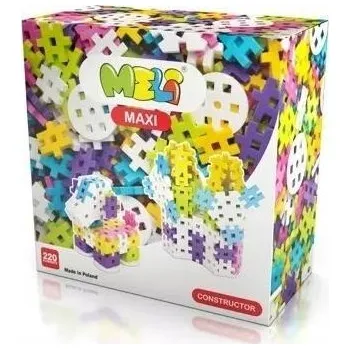 ostatní stavebnice Meli Maxi Constructor Pink Stavebnice 220 dílů