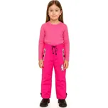 Dívčí šusťákové kalhoty zateplené Kugo BU621 růžové
