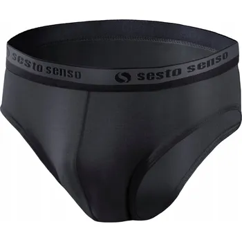 Podprsenka Sesto Senso Pánské bavlněné slipy grafitové M