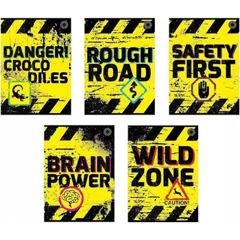 Sešit A5 s mřížkou Ziemia Obiecana, 80 listů