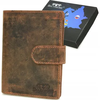 Peněženka Peněženka Beltimore , přírodní kůže, hnědá - muž