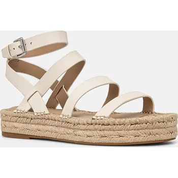 Dámské sandále Kožené sandály Lauren Ralph Lauren Polly Gldtr 802967094001.100 béžová 01X, EUR 40