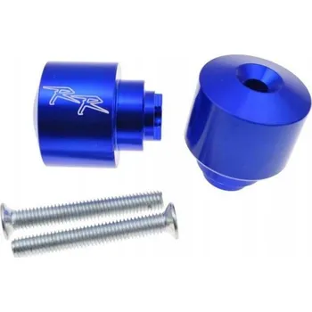 Řídítka KONCOVKY ŘIDÍTEK MODRÉ S LOGEM HONDA RR 600 (808)