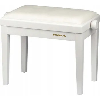 PROEL STAGE PB90VBWWH – KLAVÍRNÍ STOLIČKA BÍLÁ