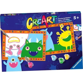 Malování podle čísel Ravensburger CreArt Příšerky 23557