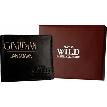 Peněženka Muž peněženka z pravé kůže Always Wild hnědá
