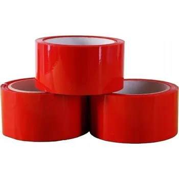 Lepicí páska Balicí páska Neopak červená, šířka 75 mm, délka 45 m, 1 ks