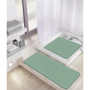 Protiskluzová podložka Protiskluzová podložka do vany zelená KLEINE WOLKE Foot 72 x 36 cm