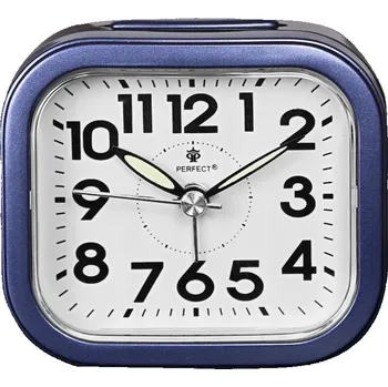 Budík Budík Perfect modrý, 8 cm