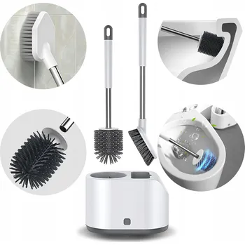 WC štětka SILIKONOVÁ WC ŠTĚTKA S DRŽÁKEM DO KOUPELNY