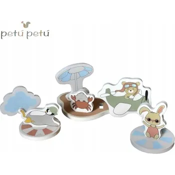 Petú Petú Sada do koupele Zvířátka Puzzle