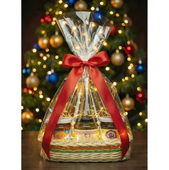 Dárkový potravinový koš Dárkový koš BBQ omáčky