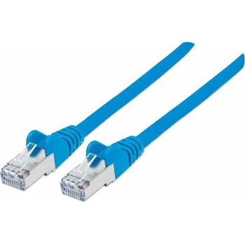Počítač Intellinet 740609 síťový kabel Modrá 0,25 m Cat7 S/FTP (S-STP)