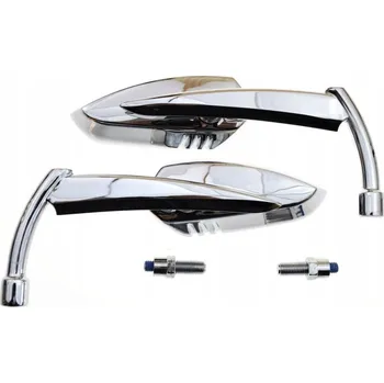 Zrcátko pro motocykl CHROMOVÁ KOVOVÁ ZRCÁTKA KAWASAKI VN 800 900 (7853)