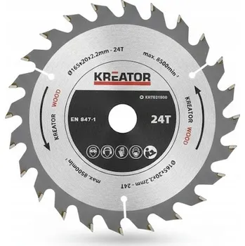 Pilový kotouč Pilový kotouč s vidiovými zuby na dřevo 165 x 20 x 2,2 / 24Z