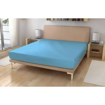 Prostěradlo Froté prostěradlo EXKLUSIVE Nebesky modrá 90/200