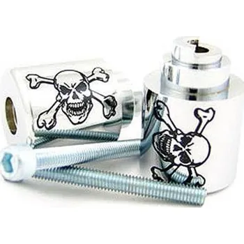 Řídítka ZÁVAŽÍČKA ŘÍDÍTEK LEBKA CHROM HONDA CBR CB 900 (3730)