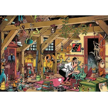 Puzzle JUMBO Puzzle JvH Oldtimers: Starý mládenec 1000 dílků