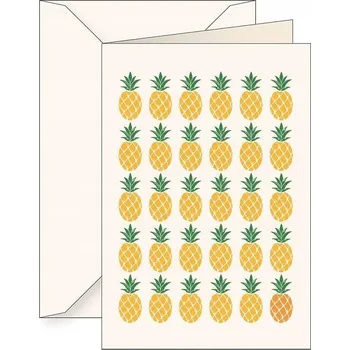 Obálka Přání B6 + obálka 5992 Ananasy (Ananasy = Ananasy)