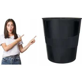 Odpadkový koš Leitz plastový Odpadkový koš 15 l černý