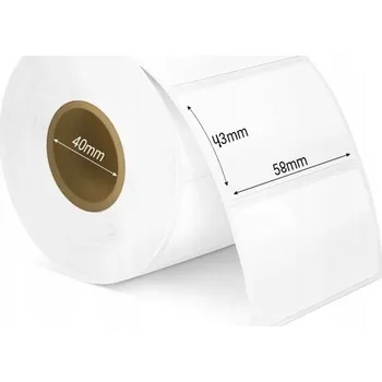 Speciální papír Termoetikety Samolepky 58x43mm 1000 ks
