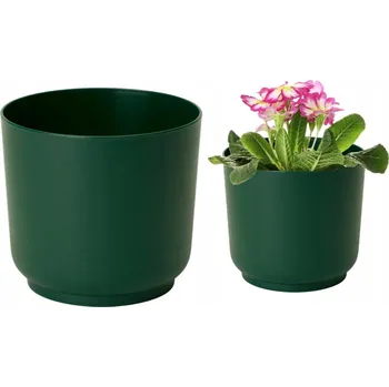 Květináč Květináč 15 cm, plast, zelený