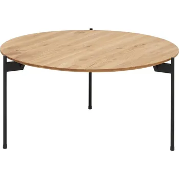 Konferenční stolek Konferenční stolek Maude 74 x 38 x 74 dub, kov hnědá, černá