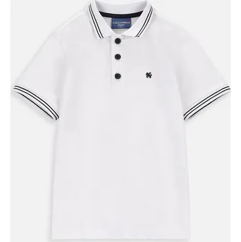 Chlapecké tričko Chlapecké polo tričko bílé, velikost 116 Coccodrillo