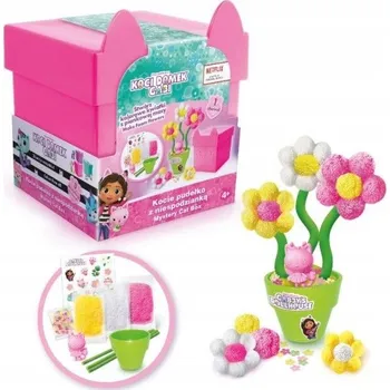 Dětské zboží Masa plastyczna Koci Domek Gabi - Kocie pudełko z niespodzianką, różowe (masa piankowa)