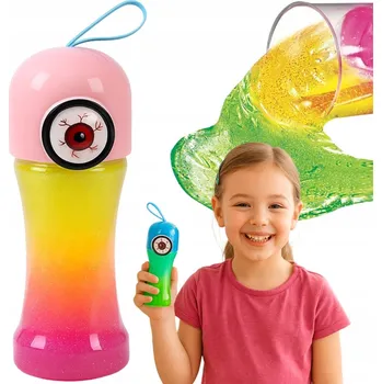 Modelovací hmota SLIZ OKO 15 CM S BROKÁTY MODELOVACÍ HMOTA ROZTAŽITELNÝ SLIZ