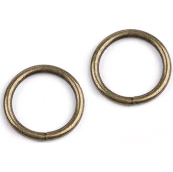 Kabelka Kroužek staromosaz 25mm (Kroužek staromosaz )