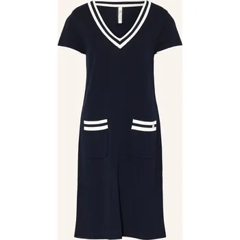 Dámské šaty Joseph Ribkoff Dámské Pletené Šaty, tmavě modrá / bílá, 44