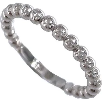 Prsten Stříbrný prsten kuličky velikost prstenu 50