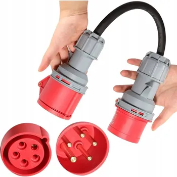 Elektrická zásuvka Silový adaptér 32A na 16A pro nabíječku IP44