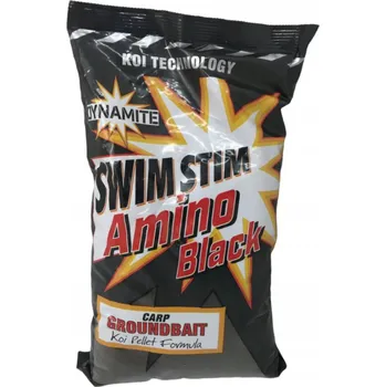 Návnadová surovina Návnada Dynamite Baits pro method feeder, plavanou a lov na dně 1 kg Swim Stim Amino Black