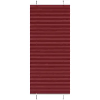 Roleta Roleta plisé Bordó Červená 85x200 cm Šířka látky
