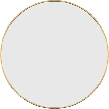 Zrcadlo Zrcadlo VidaXL nástěnné ovál, kovový rám, 500 x 500 mm